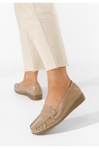 B T Shoes Μοκασίνια γυναικεια Asinia μπεζ