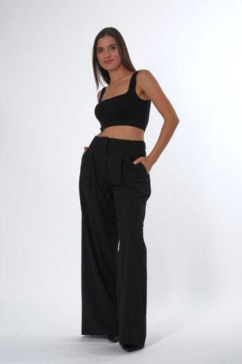 ABBRA Women's Extra Wide Leg Adjustable Pants