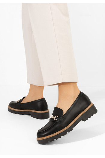 B T Shoes Women's Aelle V2 black loafers