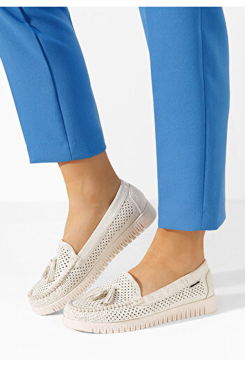 B T Shoes μοκασινια καλοκαιρινα Lynna V4 μπεζ