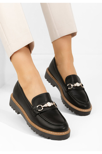 B T Shoes Women's Aelle V2 black loafers