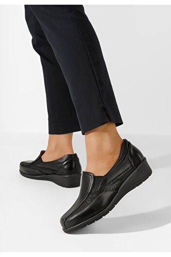 B T Shoes Μοκασίνια γυναικεια Elettra μαύρα