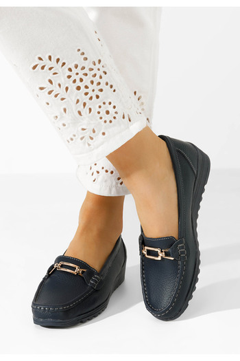 B T Shoes Μοκασίνια γυναικεια δερματινα Fahima Νειβι