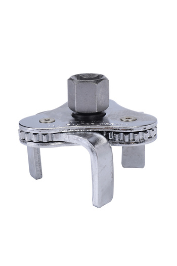 Lawazim Oil Filter Wrench - Adjustable 3 Jaw Flat Feet Tool for Car and Garage Maintenance