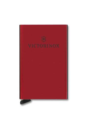 Victorinox 612680 Altius Secrid Leather Card Holder Wallet, Red