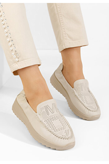 B T Shoes Μοκασίνια γυναικεια Suzy μπεζ