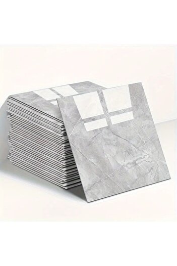 Menessa World Gray Marble Pattern Wall Sticker (30*30)