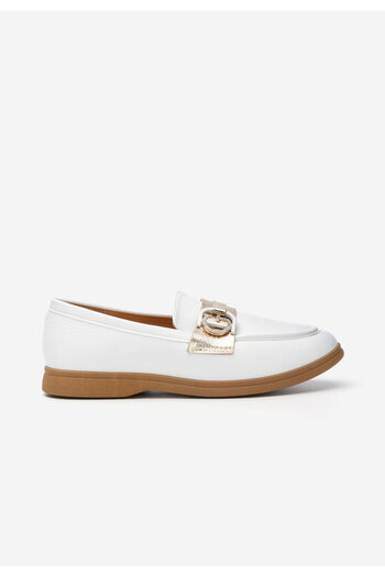 B T Shoes Mocasini dama eleganti Garina albi