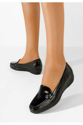 B T Shoes Μοκασίνια γυναικεια Nimisha μαύρα