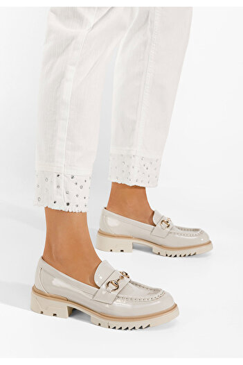 B T Shoes Μοκασίνια γυναικεια Serina μπεζ