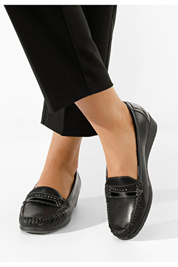 B T Shoes Women's Elouise black loafers