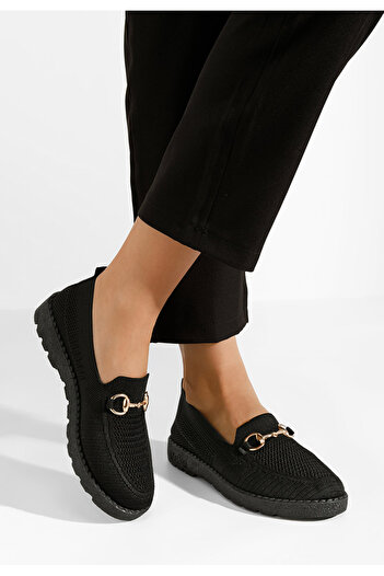 B T Shoes μοκασινια καλοκαιρινα Antonela μαύρα