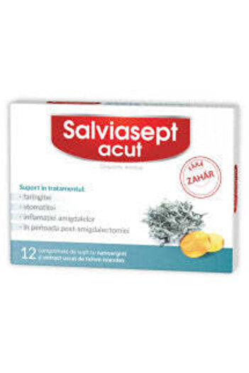 Other Salviasept Acut, 12 Lozenges, Crushed