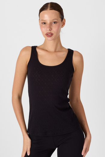 Malabadi Women's Black White Skin Color 3-Piece Thick Strap 100% Cotton Jacquard Undershirt 3m354