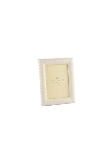 Mikasa Moor Cream Leather Frame 13X18Cm
