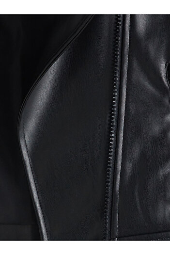 LC Waikiki Timeless Recommendations from Timeless Store |   Leather Look Girl's Jacket