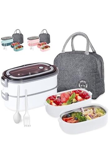 Generic ZeroSpace Stainless Steel Lunch Box, Lunch Box for Kids School, Insulated Lunch Box for Adults, Tiff