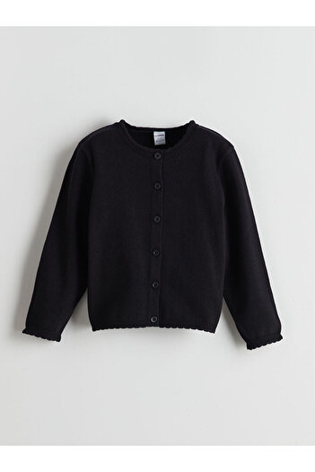 LC Waikiki Quality Parts from Çelebi Store |   Crew Neck Girl's Knitwear Cardigan