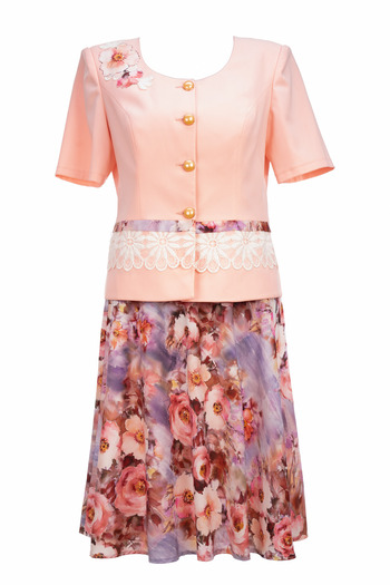 FARA Women's outfit, with multicolor floral pattern