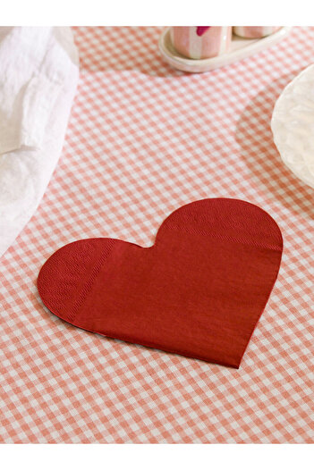 LC Waikiki Timeless Recommendations from Timeless Store |   Heart Patterned Paper Napkins 20 Pcs
