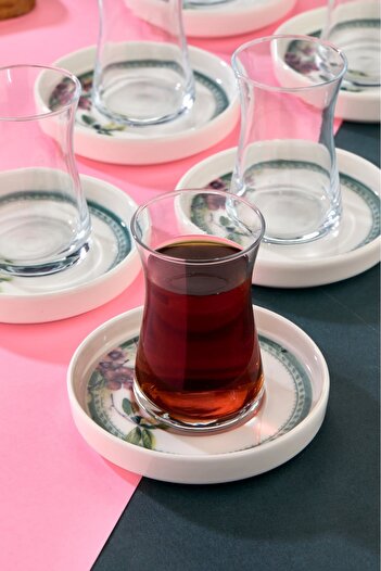 Cooker 6-Piece Lyon Porcelain Tea Plate