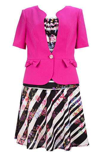 FARA Women's outfit, with multicolor floral pattern