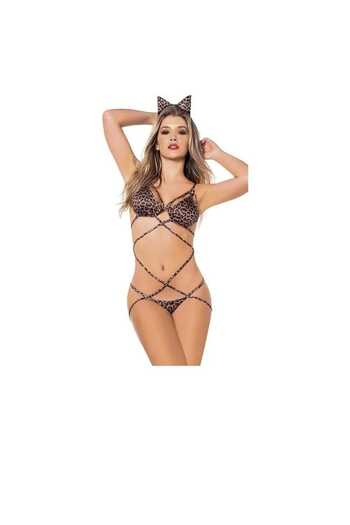 CENGİZ ÇEYİZ 8279 Leopard Catwoman Fancy Costume