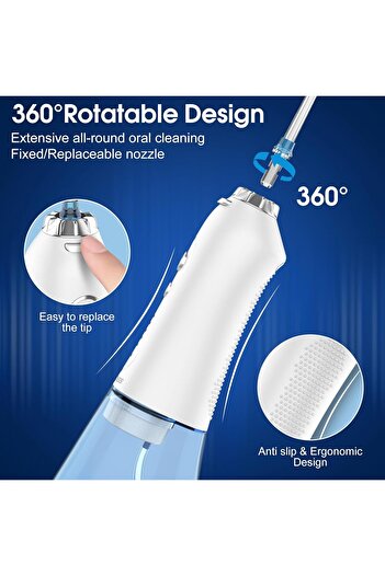 h2ofloss Water Flosser Professional Cordless Dental Oral Irrigator