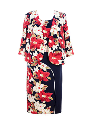 FARA Women's outfit, with multicolor floral pattern