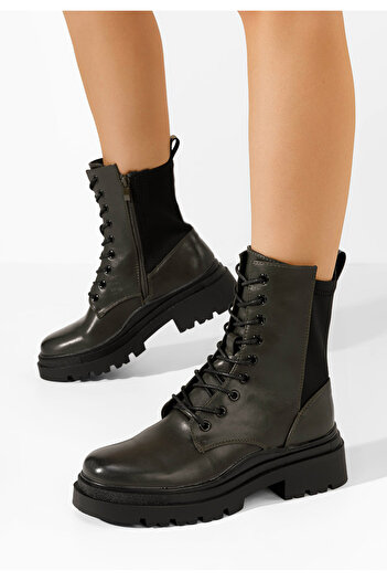 B T Shoes Αρβυλάκια γυναικεία Flaviana πρασινο