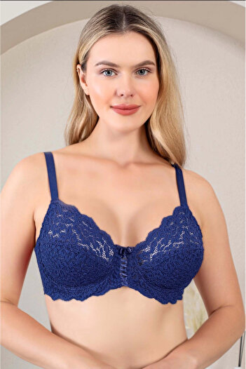 Kocabey 1050 Women's Underwire Lace Gathered Bra
