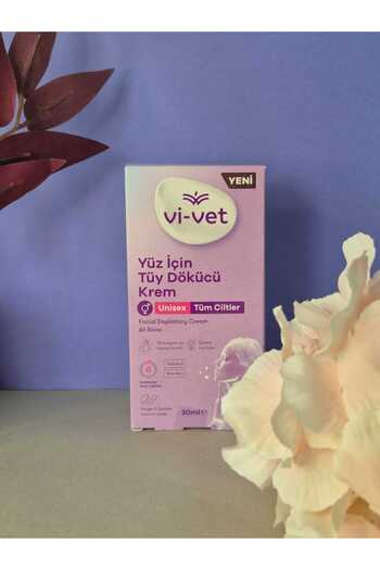 Vi-vet Hair Removal Cream for Face 30 ml Unisex for All Skin Types