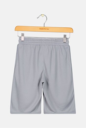 GAP Kids Boy Plain Drawsting Basic Shorts, Grey