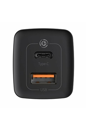 Baseus EU USB Charger, Type-C, 65W - GaN Lite (CCGAN2L-B01) - Black
