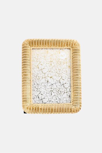Enchante Accessories Rectangular Champagne Resin Photo Frame, Gold