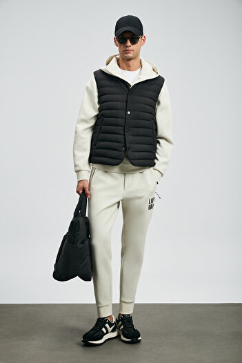 Lufian Soon Goose down Men's Vest Black