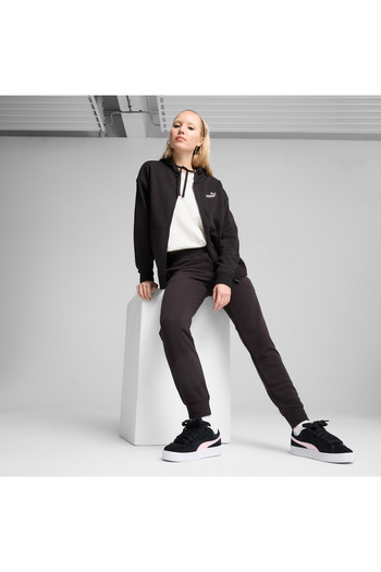 Puma Ess Comfort Full-Zip Kadın Siyah Eşofman Üstü
