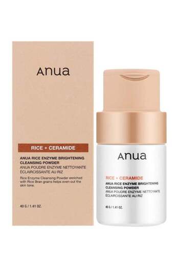ANUA Rice Enzyme Brightening Cleansing Powder, 40G
