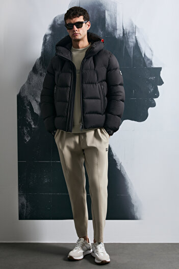 Lufian Jacop Goose down Men's Coat Black