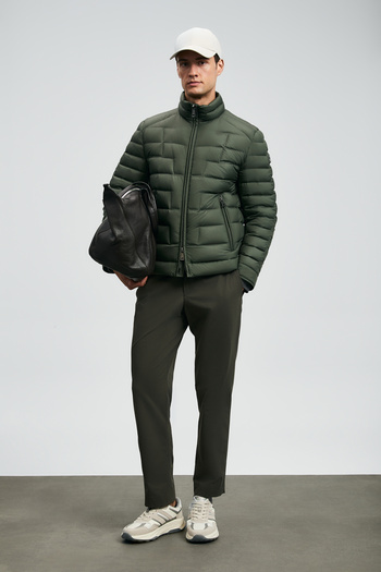Lufian Lukas Kaz Feather Men's Coat Green