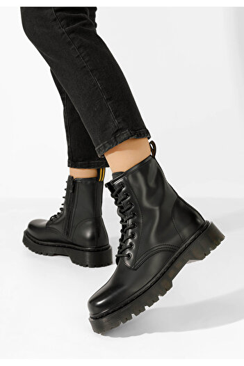 B T Shoes Αρβυλάκια γυναικεία Ricky μαύρα