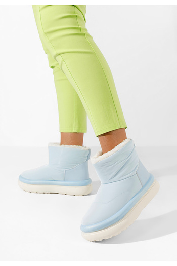 B T Shoes Γυναικείες Μπότες Χιονιού Masha Γαλάζιο
