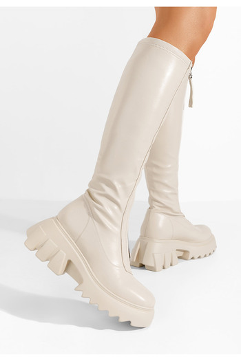 B T Shoes Ψηλές μπότες Danika μπεζ