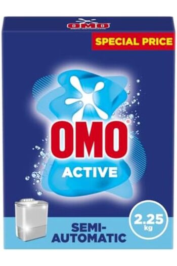 Omo Semi-Automatic Powder Laundry Detergent, Active, up to 100% stain removal in 1 wash*, 2.25 KG