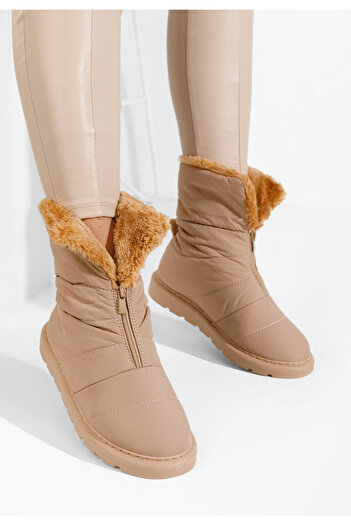 B T Shoes Γυναικείες Μπότες Χιονιού Arenosa V2 Χακι