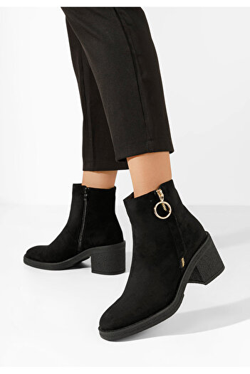 B T Shoes Botine de vara Adisha negre