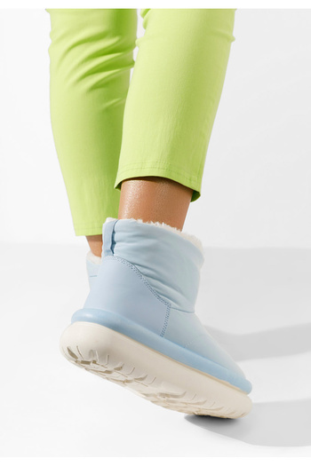 B T Shoes Γυναικείες Μπότες Χιονιού Masha Γαλάζιο