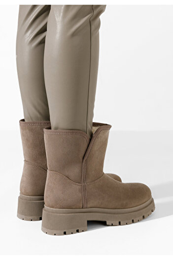 B T Shoes Khaki dámské válenky Octavia