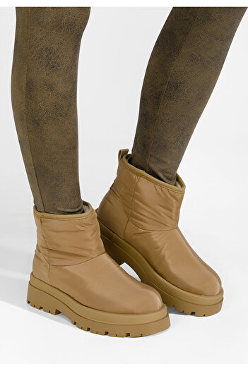 B T Shoes Khaki dámské kotníková obuv Silvianna