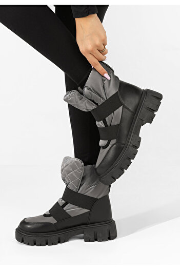 B T Shoes Γυναικείες Μπότες Χιονιού γκρι Joya